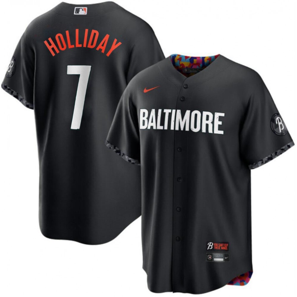 Jackson Holliday?Baltimore Orioles Nike 2023 City Connect Replica Player Jersey – Black