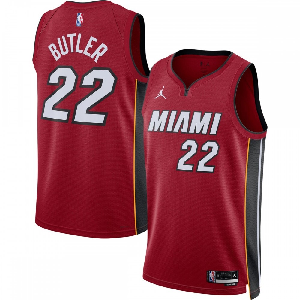 Jimmy Butler Miami Heat Jordan Brand 2022/23 Statement Edition Swingman Jersey – Red