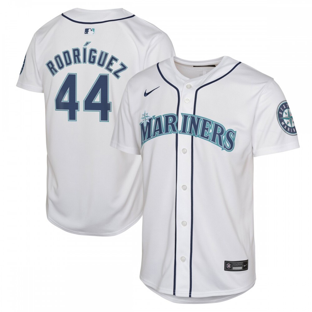 Julio Rodríguez Seattle Mariners Nike Youth Home Limited Player Jersey – White