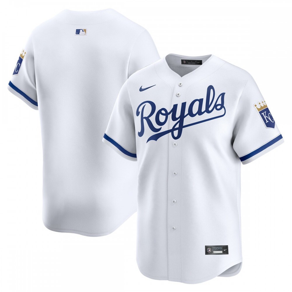 Kansas City Royals Nike Home Limited Jersey – White
