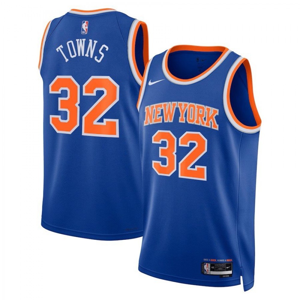 Karl-Anthony Towns New York Knicks Nike Unisex 2023/24 Swingman Jersey – Blue – City Edition