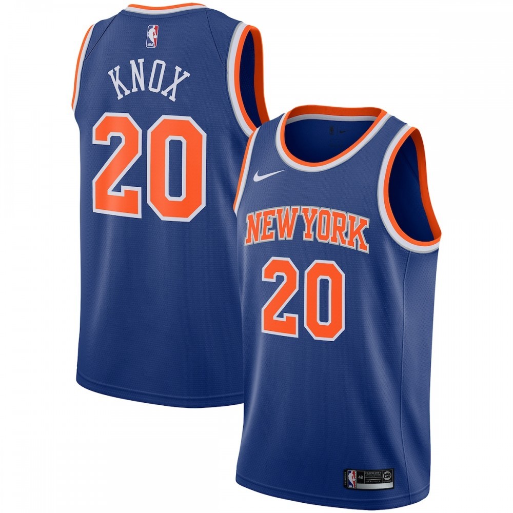 Kevin Knox New York Knicks Nike Swingman Jersey – Blue