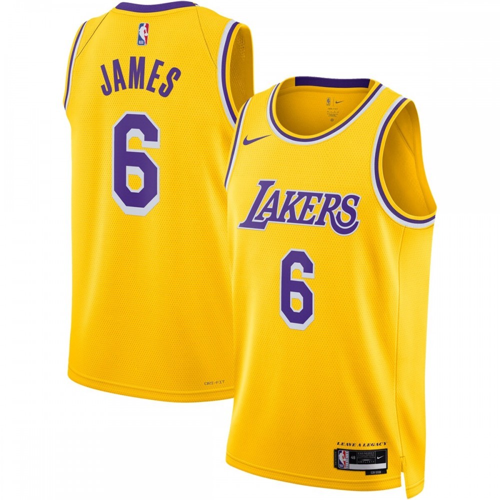 LeBron James Los Angeles Lakers Nike Unisex 2022/23 Swingman Jersey – Icon Edition – Gold