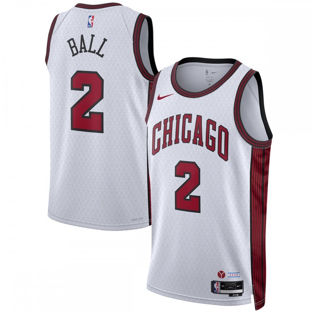 Lonzo Ball Chicago Bulls Nike Unisex 2022/23 Swingman Jersey – City Edition – White