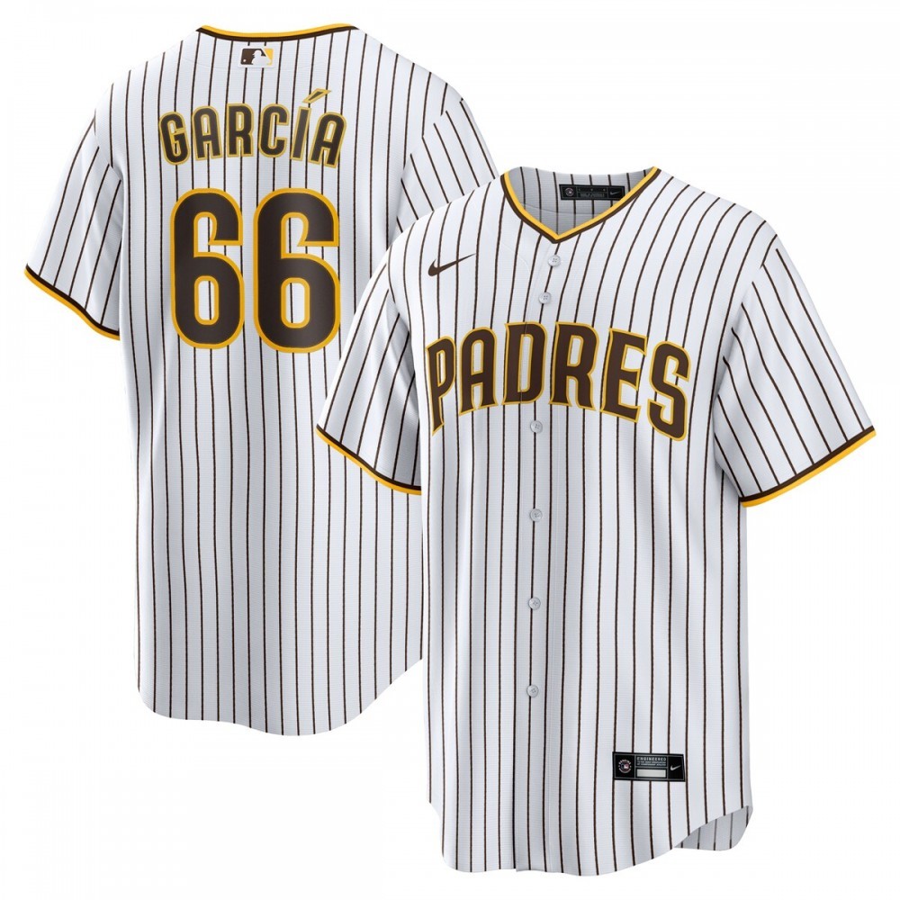 Luis García San Diego Padres Nike Home Replica Player Jersey – White