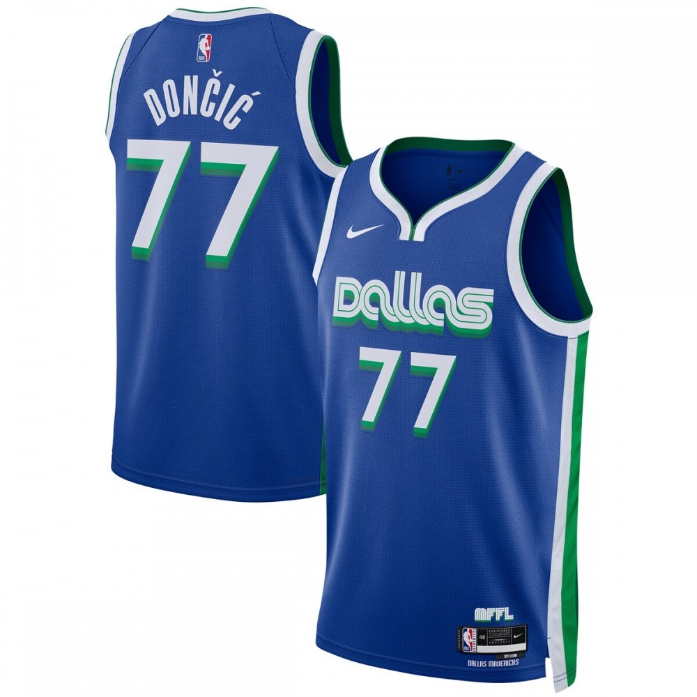 Luka Doncic Dallas Mavericks Nike Unisex 2022/23 Swingman Jersey – City Edition – Blue