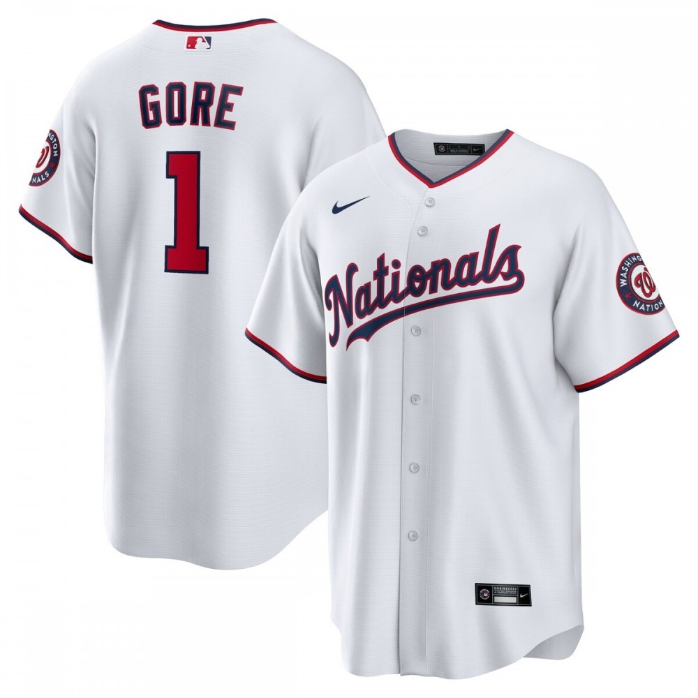 MacKenzie Gore Washington Nationals Nike Home Replica Jersey – White