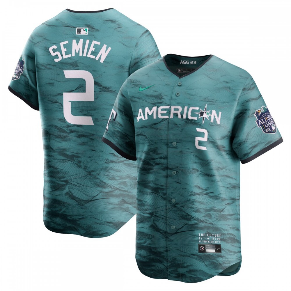 Marcus Semien American League Nike 2023 MLB All-Star Game Limited Player Jersey – Teal