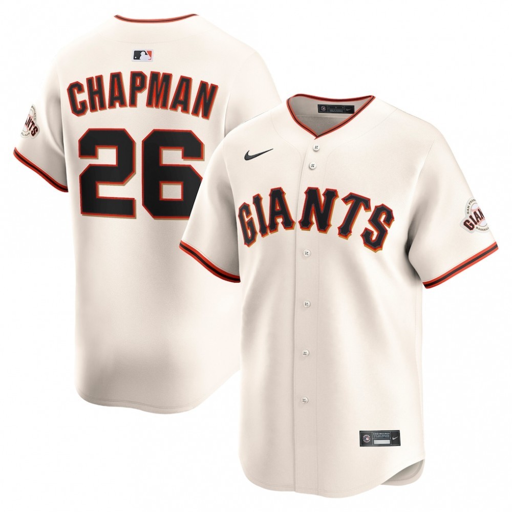 Matt Chapman San Francisco Giants Nike Home Limited Player Jersey – Cream