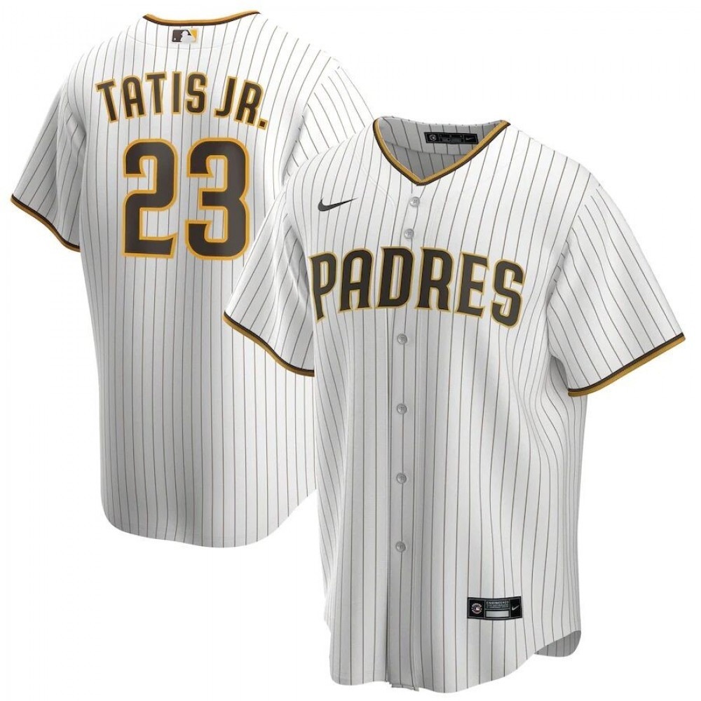 Men’s San Diego Padres Fernando Tatis Jr. #23 Nike White Alternate Player Jersey