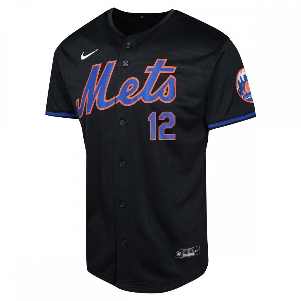 Francisco Lindor New York Mets Nike Youth Alternate Limited Player Jersey – Black