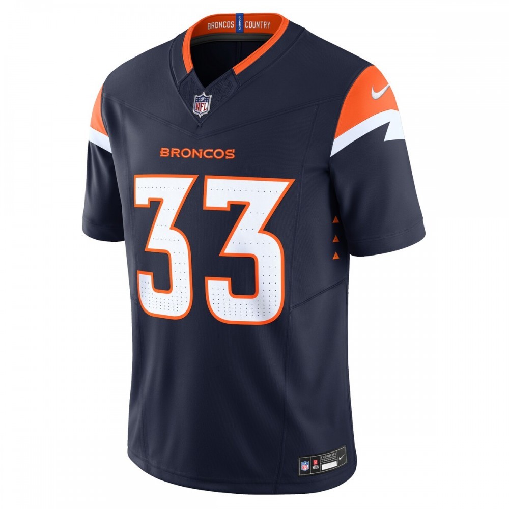 Javonte Williams Denver Broncos Nike Mile High Collection Vapor F.U.S.E. Limited Men’s Jersey – Navy