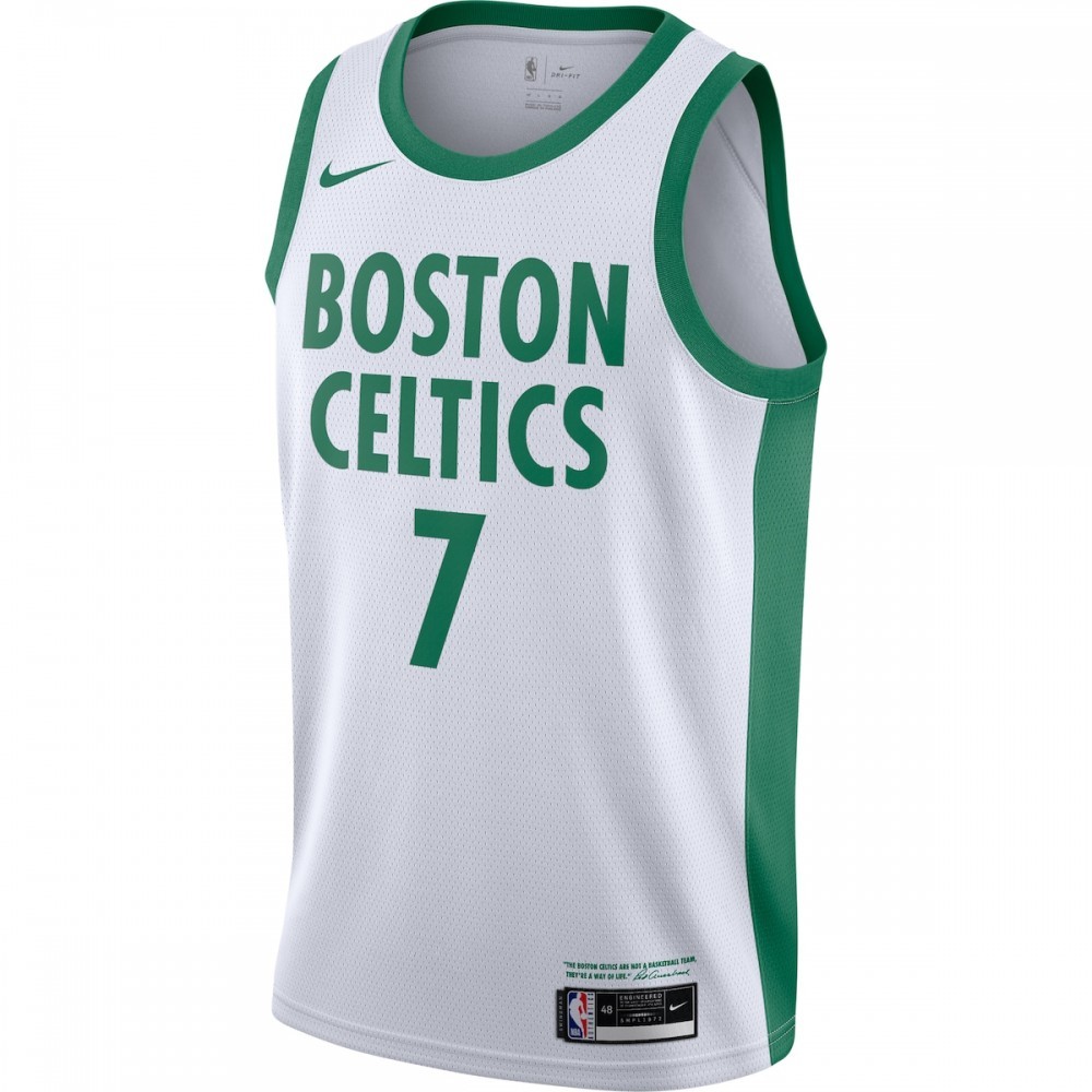 Jaylen Brown Boston Celtics Nike 2020/21 Swingman Player Jersey White – City Edition