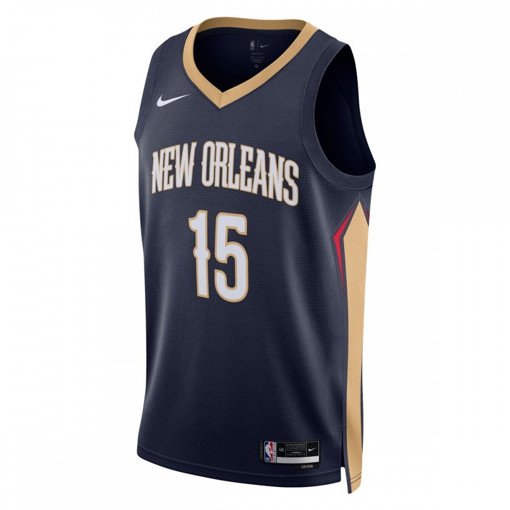 Jose Alvarado New Orleans Pelicans Nike Unisex Swingman Jersey – Icon Edition – Navy