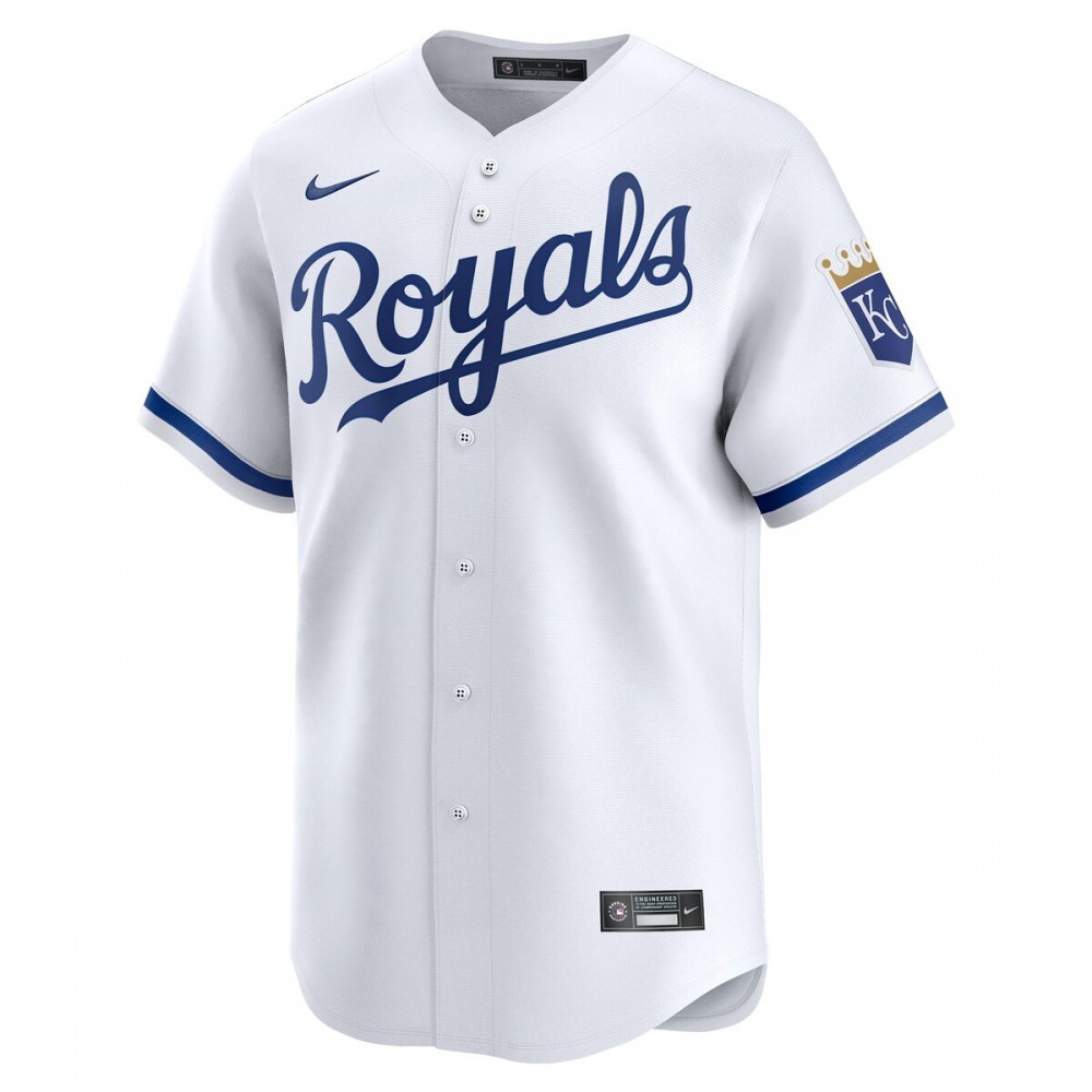 Kansas City Royals Nike Home Limited Jersey – White
