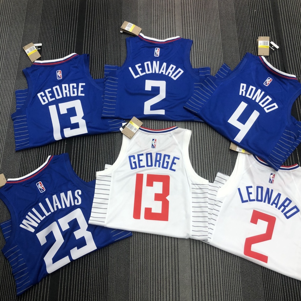 LA Clippers 75th Anniversary Blue #4 Men’s Jersey