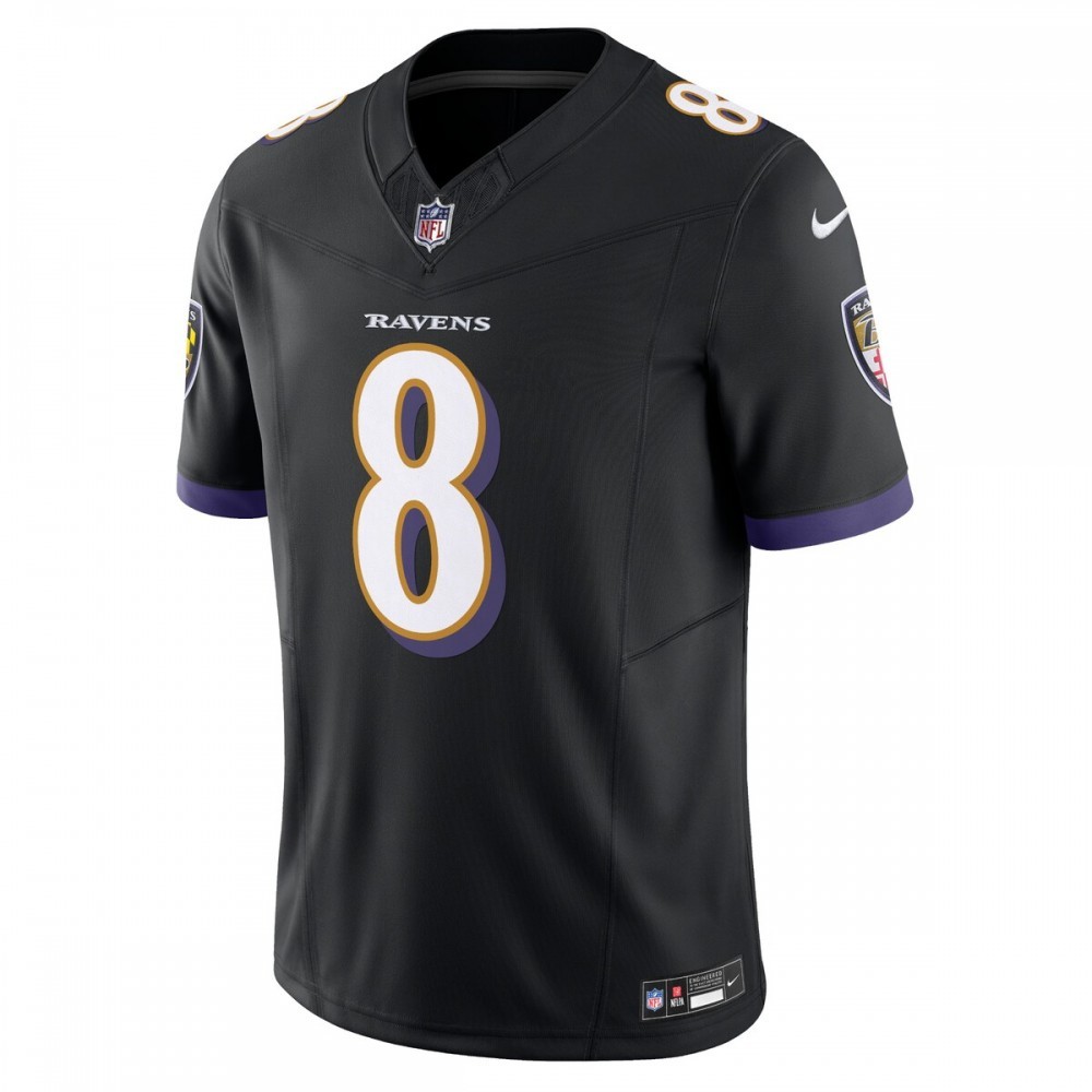 Lamar Jackson Baltimore Ravens Nike Vapor F.U.S.E. Limited Alternate Jersey – Black