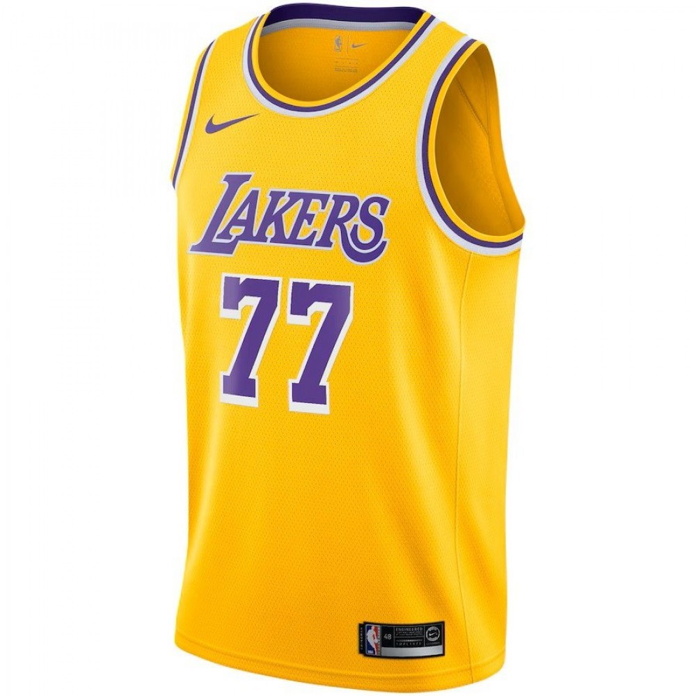 Los Angeles Lakers Youth Nike Icon Edition Swingman Jersey – Gold – Luka Don?i?