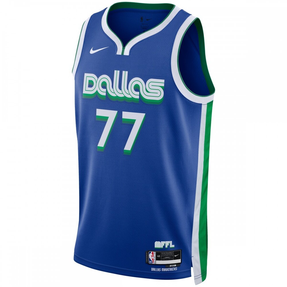 Luka Doncic Dallas Mavericks Nike Unisex 2022/23 Swingman Jersey – City Edition – Blue