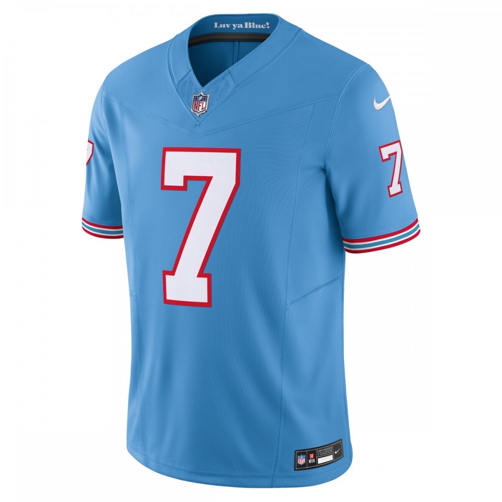 Malik Willis Tennessee Titans Nike Vapor F.U.S.E. Limited Jersey – Light Blue