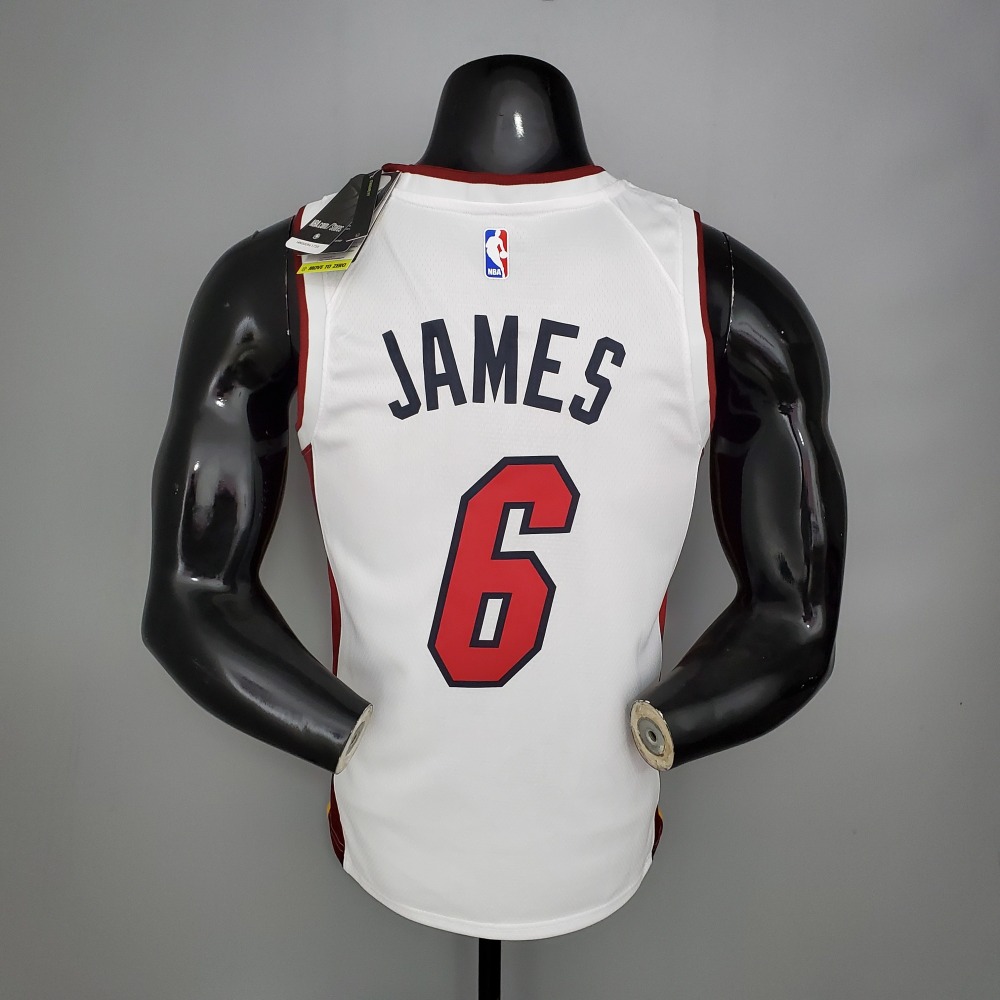 Miami Heat V-Neck LeBron James #6 Men’s Jersey