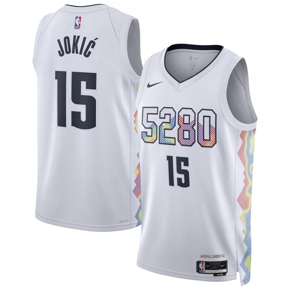 Nikola Jokic Denver Nuggets Nike Unisex 2024/25 Swingman Player Jersey – City Edition – White
