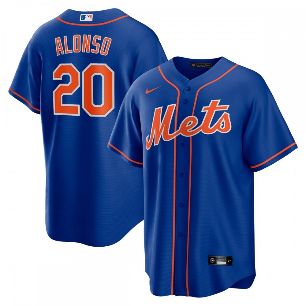 Pete Alonso New York Mets Nike Alternate Replica Player Name Jersey – Royal