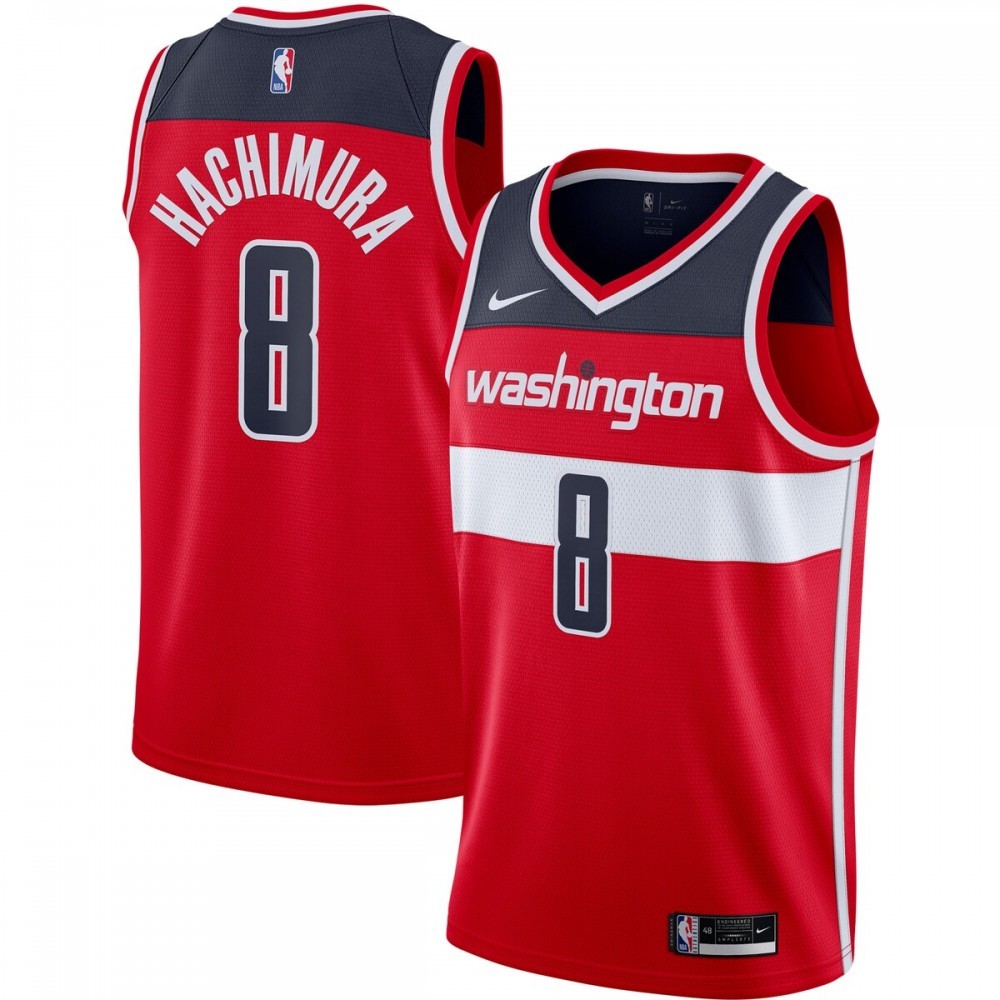 Rui Hachimura Washington Wizards Nike 2020/21 Swingman Jersey – Red – Icon Edition