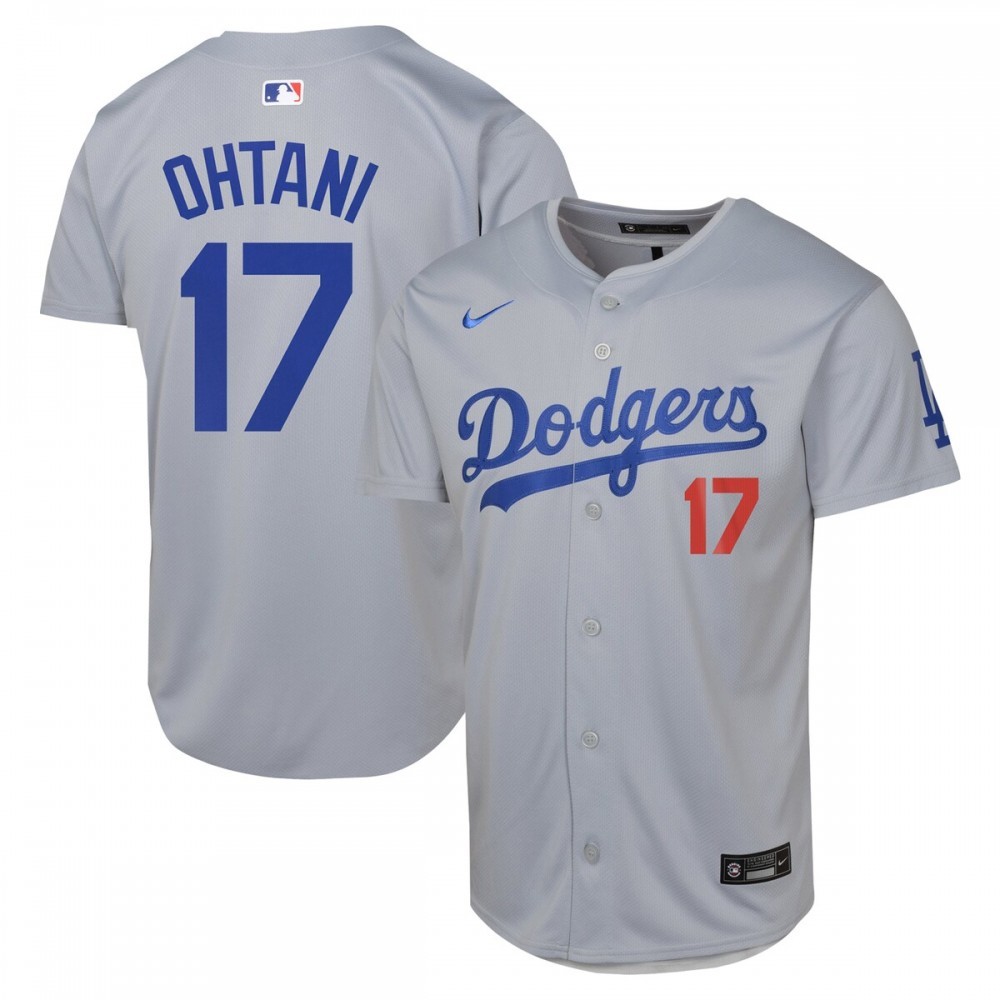 Shohei Ohtani Los Angeles Dodgers Nike Youth Alternate Limited Jersey?– Gray