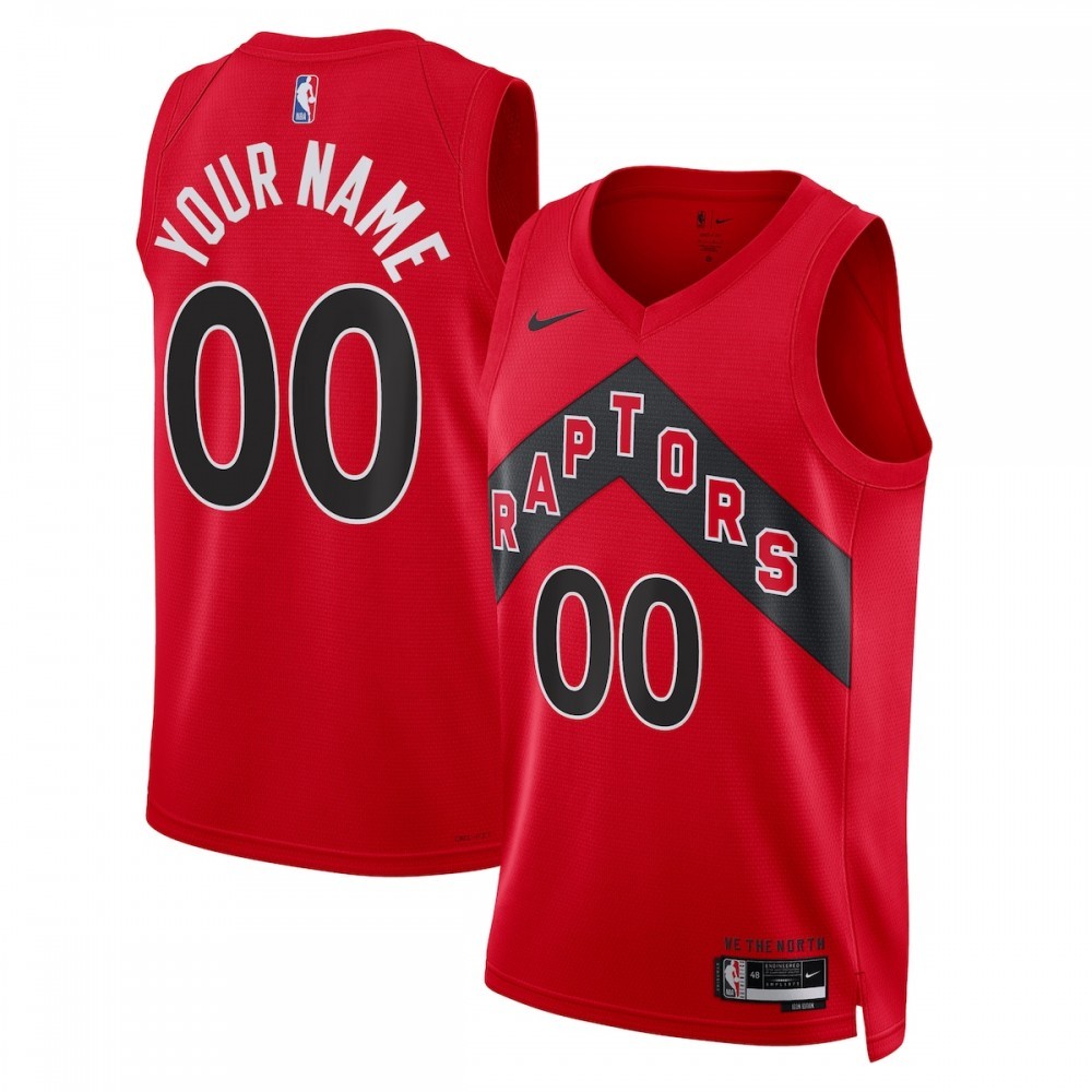 Toronto Raptors Nike Unisex 2022/23 Swingman Custom Jersey Red – Icon Edition