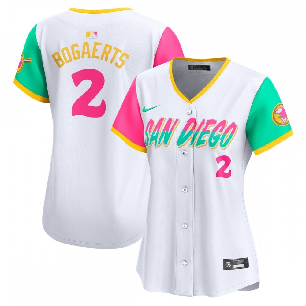 Xander Bogaerts San Diego Padres Nike Women’s City Connect Limited Player Jersey – White