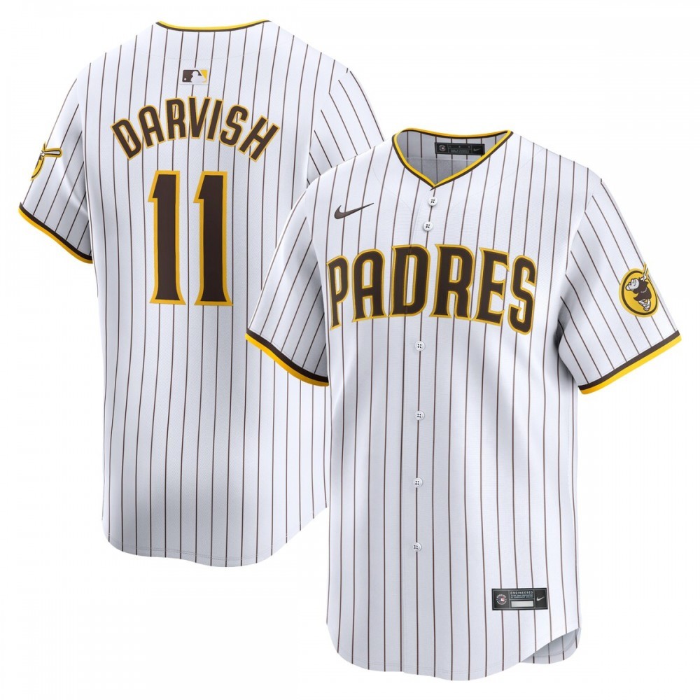 Yu Darvish San Diego Padres Nike Home Limited Player Jersey – White