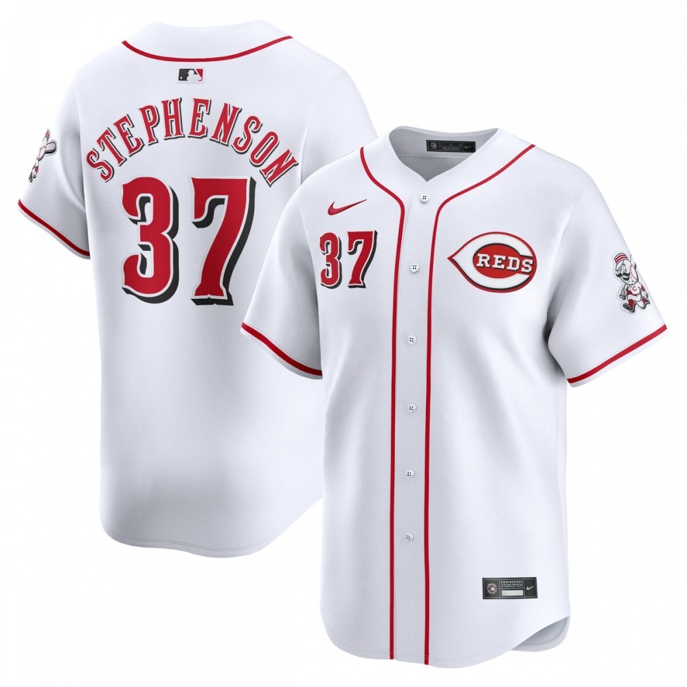 Tyler Stephenson Cincinnati Reds Nike Home Limited Player Jersey – White