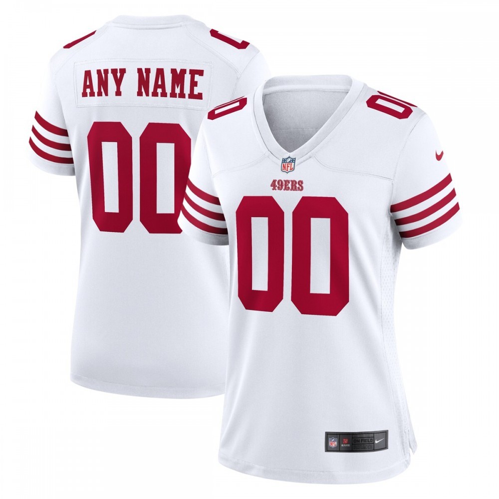 San Francisco 49ers Nike Women’s Game Custom Jersey – White