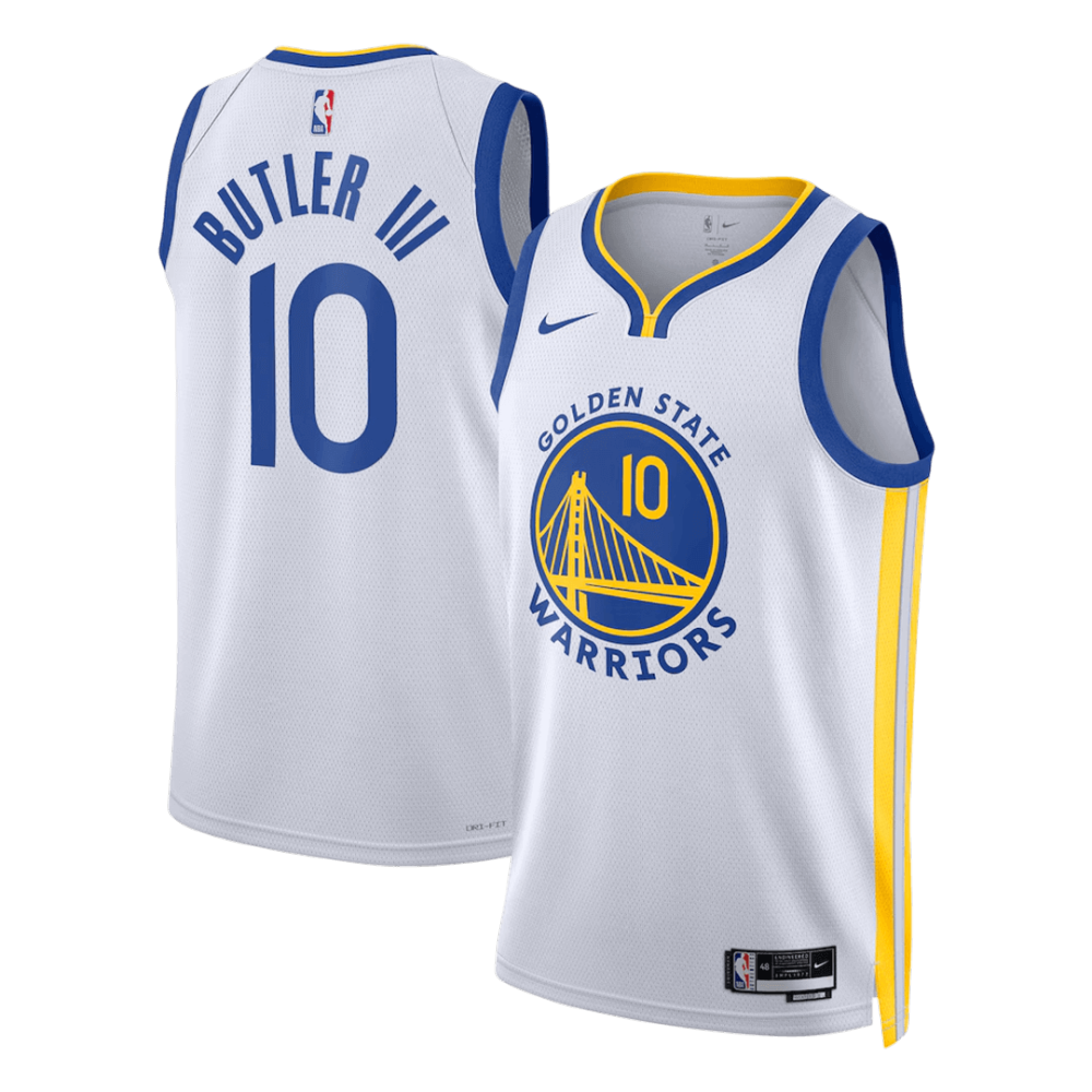 Butler #10 Golden State Warriors Men’s Swingman Jersey – Association Edition