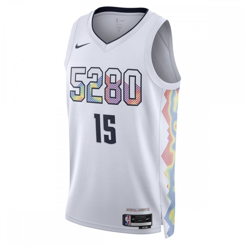Nikola Jokic Denver Nuggets Nike Unisex 2024/25 Swingman Player Jersey – City Edition – White