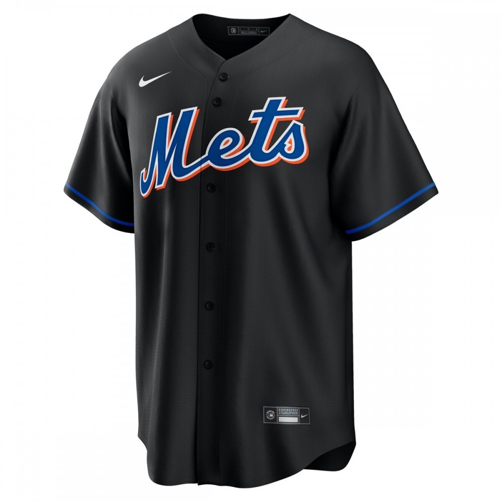 Pete Alonso New York Mets Nike 2022 Alternate Replica Player Jersey – Black