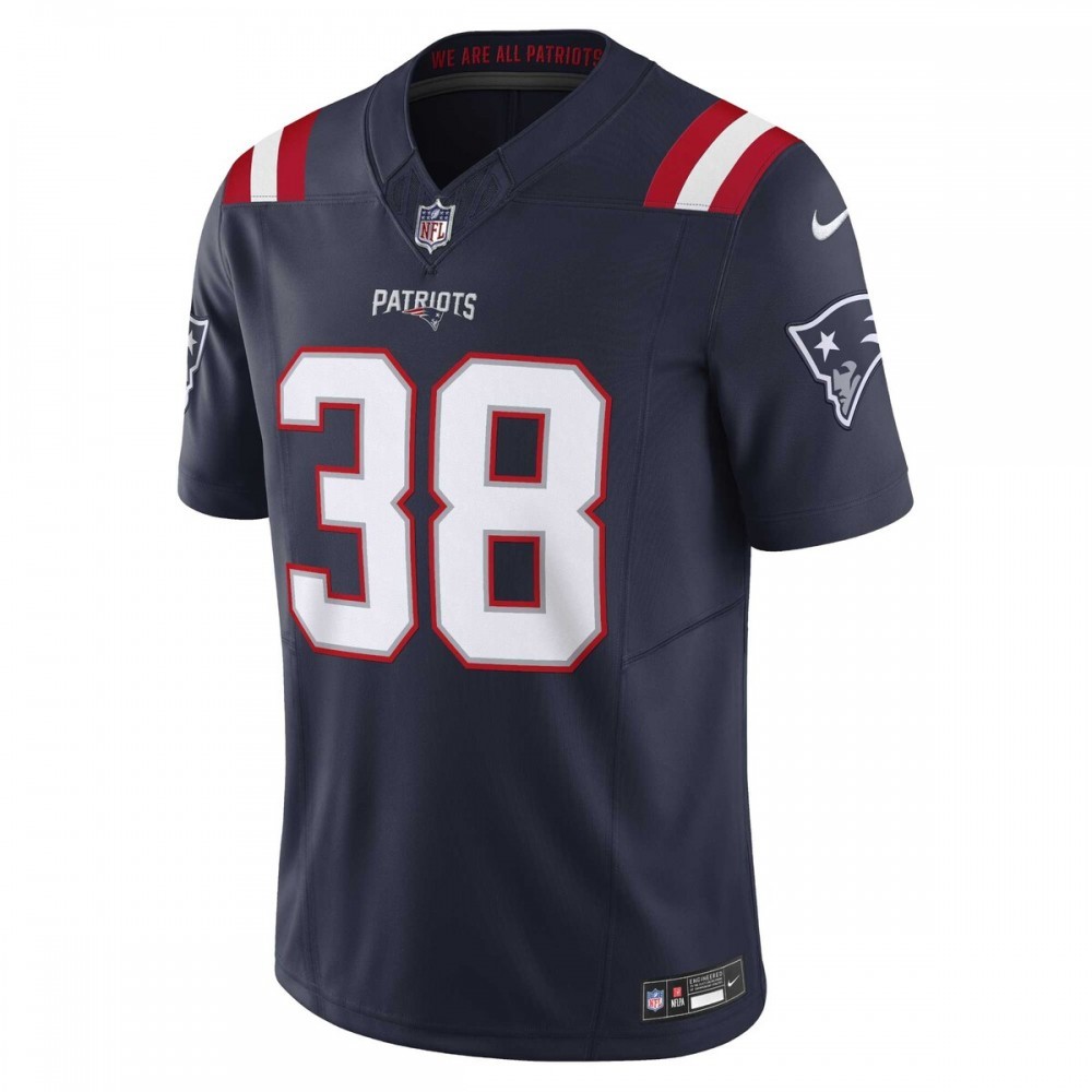 Rhamondre Stevenson New England Patriots Nike Vapor F.U.S.E. Limited Jersey – Navy
