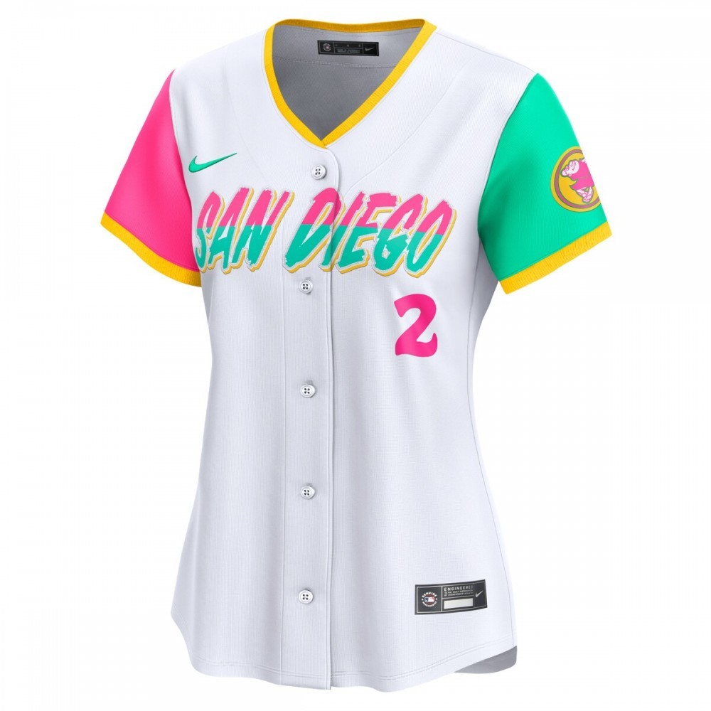 Xander Bogaerts San Diego Padres Nike Women’s City Connect Limited Player Jersey – White
