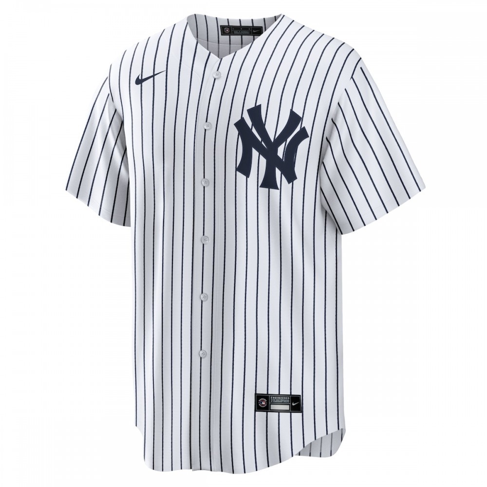 New York Yankees Nike Home Blank Replica Jersey – White