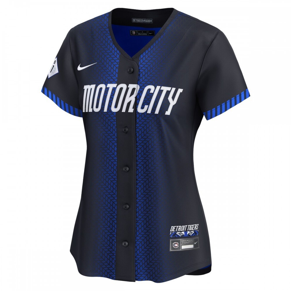 Javier Baez Detroit Tigers Nike Women’s 2024 City Connect Limited Jersey – Navy