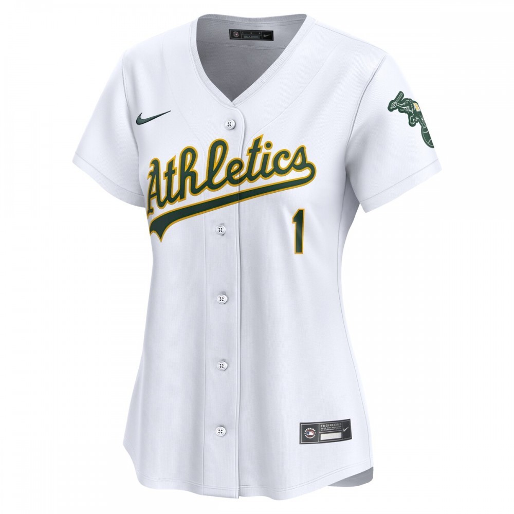 Oakland Athletics Nike Women’s #1 Mom Home Limited Jersey – White