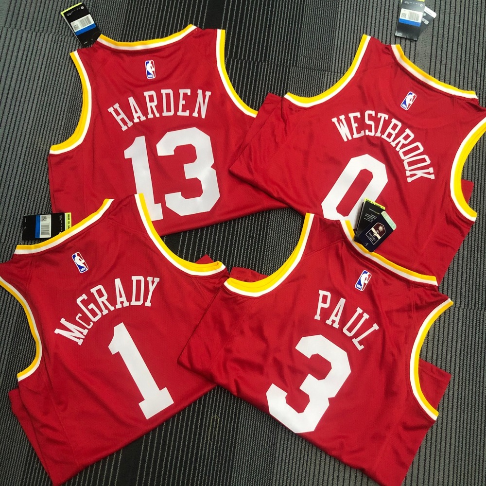 Houston Rockets Retro Chris Paul #3 Men’s Jersey