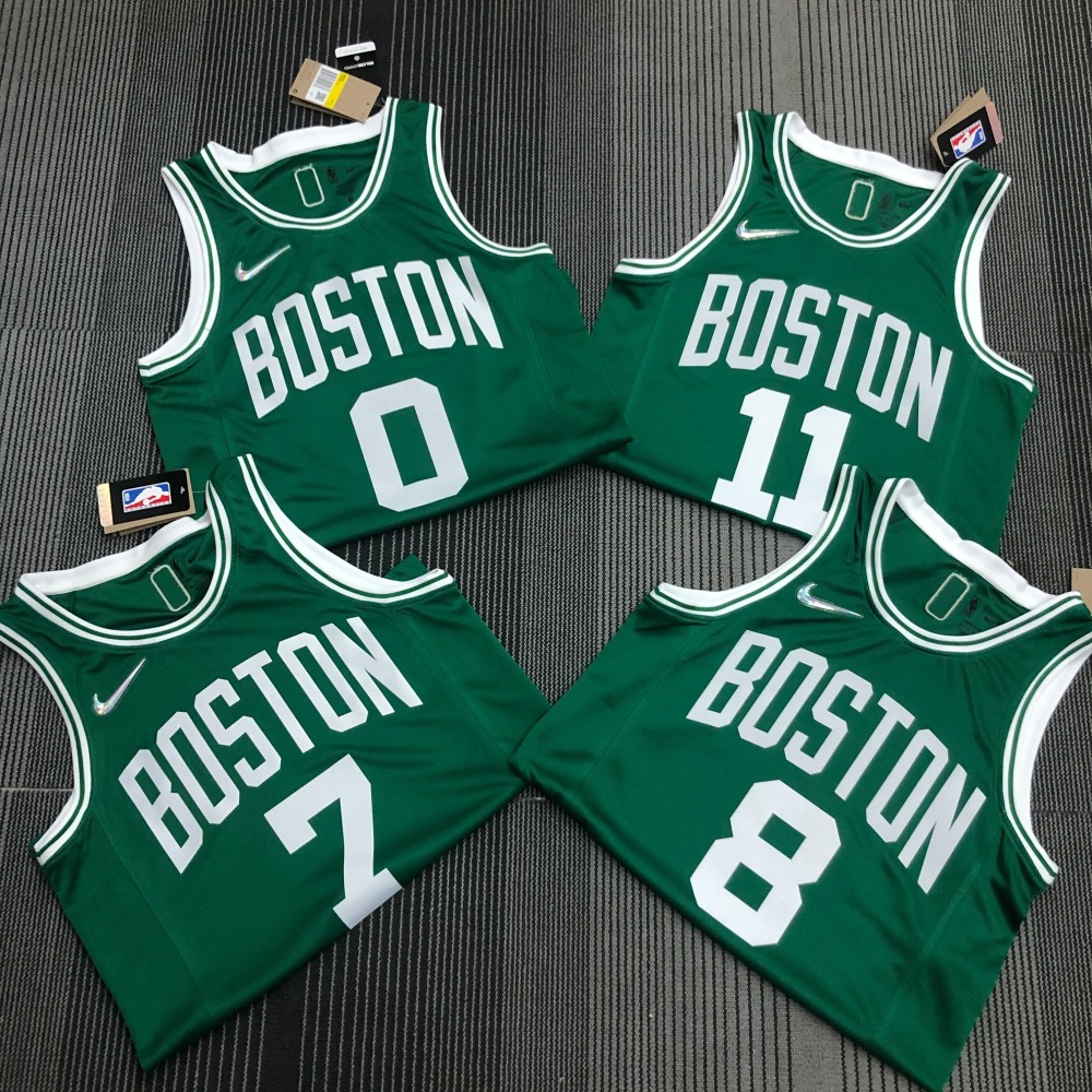 Boston Celtics 75th Anniversary Jayson Tatum #0 Green Men’s Jersey