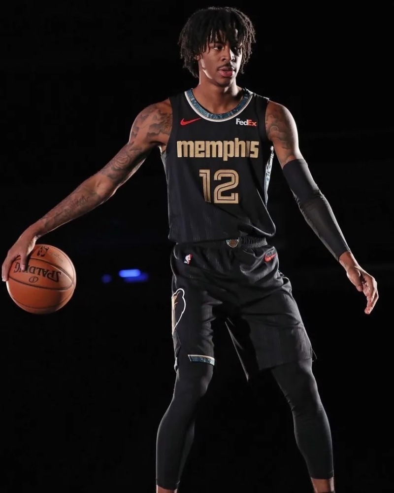 2021/22 Memphis Grizzlies City Edition Ja Morant #12 Men’s Jersey