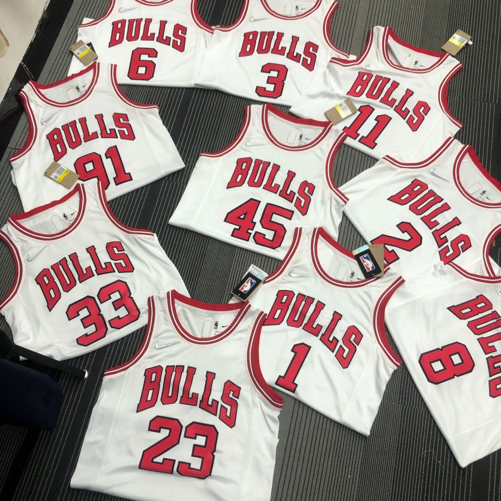 Chicago Bulls 75th Anniversary Michael Jordan #23 Men’s Jersey