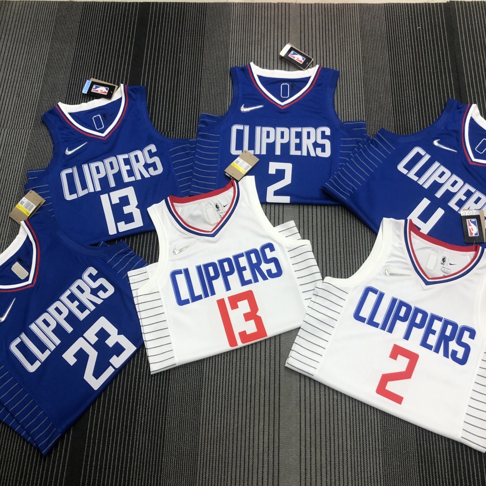 LA Clippers 75th Anniversary Blue #4 Men’s Jersey