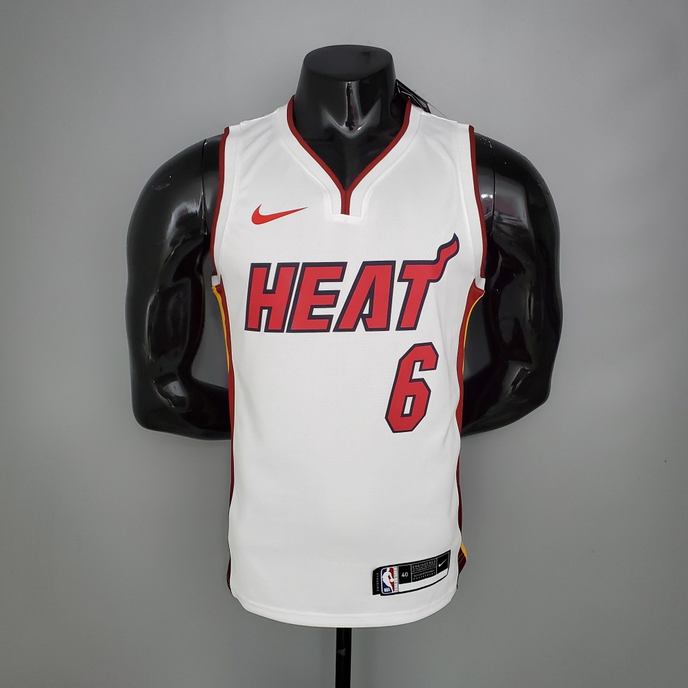 Miami Heat V-Neck LeBron James #6 Men’s Jersey