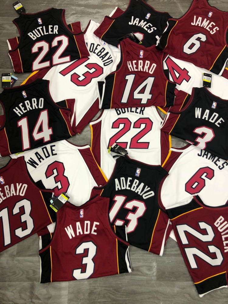 Miami Heat V-Neck LeBron James #6 Men’s Jersey