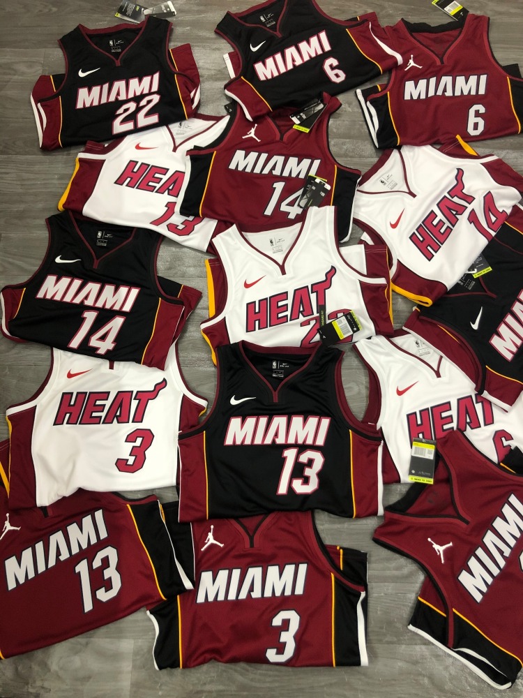 Miami Heat V-Neck LeBron James #6 Men’s Jersey
